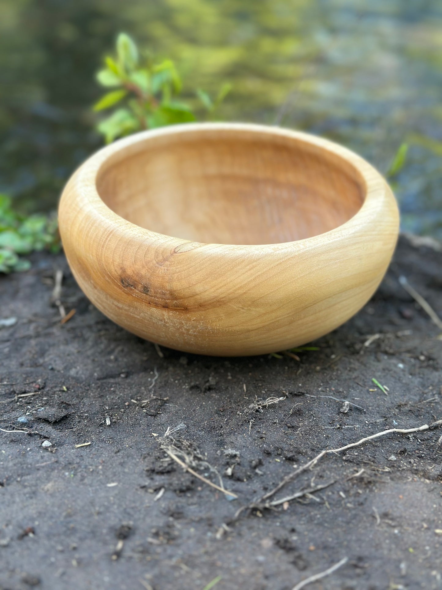 Satisfyingly Round Maple Bowl